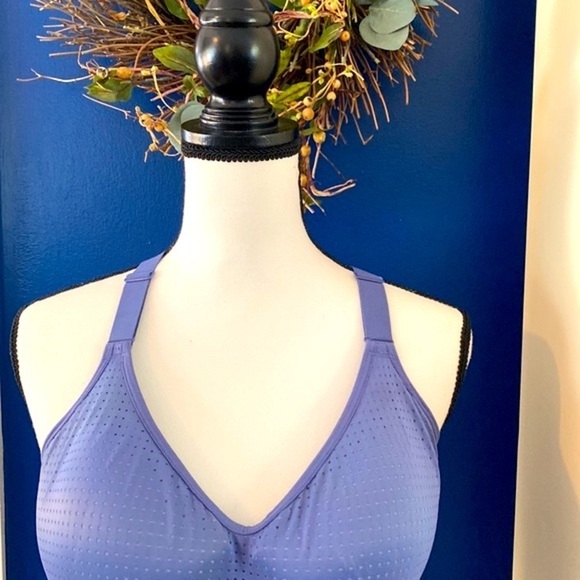 Victoria Sport Victorias Secret Incredible Blue Mesh Sport Bra Size 34DD - Picture 2 of 9